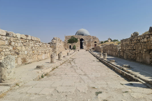 Amman Citadel Mosjid Aisle