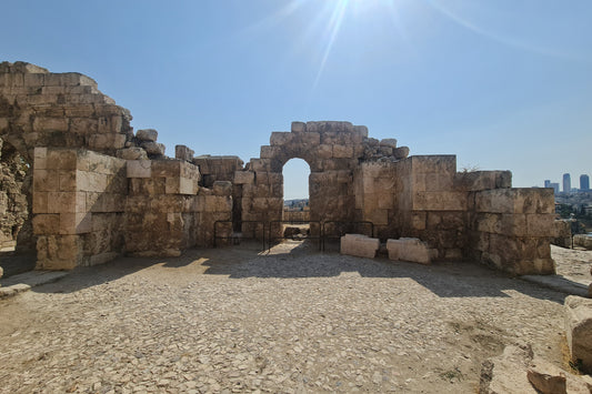 Amman Citadel aisles