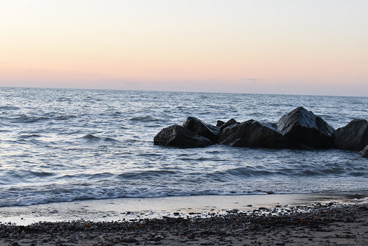 Morning shot of beach