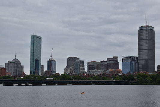 Close Shot Of USA Buildings