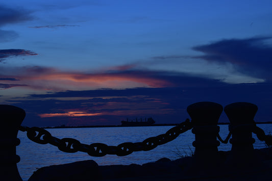 Night Blue Reflection View