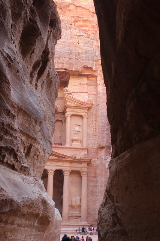 View From Petra Mountain To The Treasury